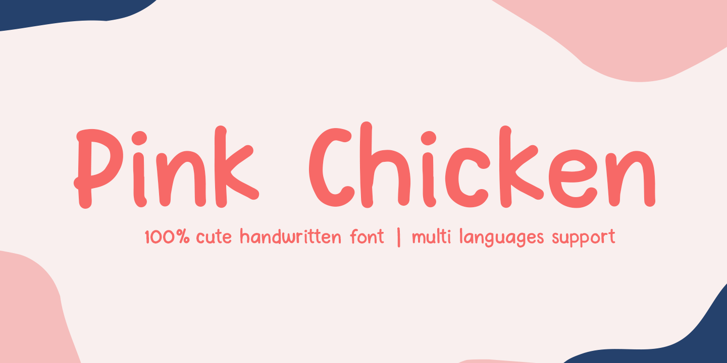 Шрифт Pink Chicken